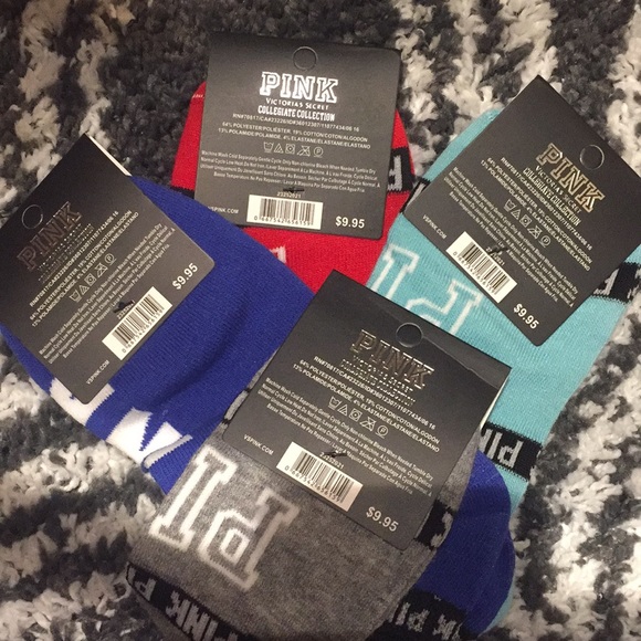 PINK Socks (4 Pairs) - Picture 2 of 2